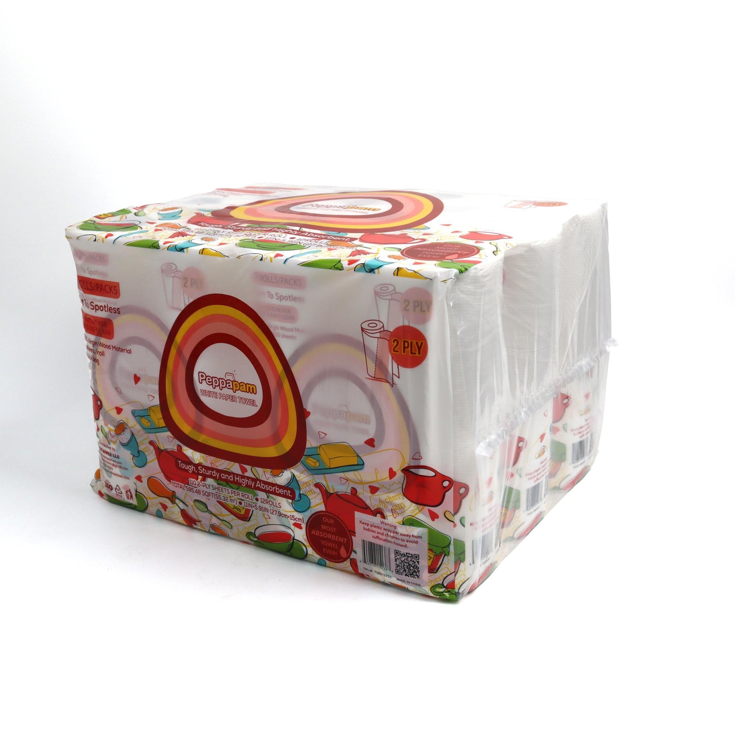 Peppapam™️ Paper Towels – 12 Rolls