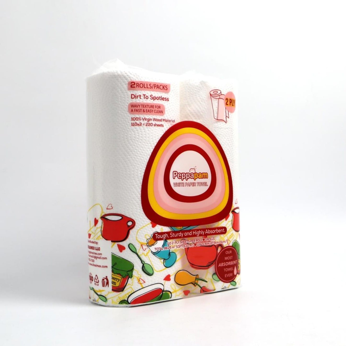 Peppapam™️ Paper Towels – 12 Rolls